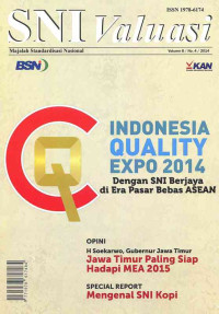 Image of SNI Valuasi: Vol. 8 No. 4 | 2014