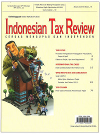 Image of Indonesian Tax Review: Vol. VIII/ Edisi 07 | 2015