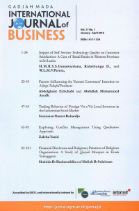 Image of Gadjah Mada International Journal of Business: Vol. 17 No. 1 | Januari-April	2015