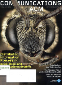Image of Communication of the ACM: Vol. 58 No. 1 | Januari 2015
