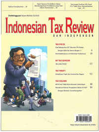 Image of Indonesia Tax Review: Vol. VIII/Edisi 10 | 2015