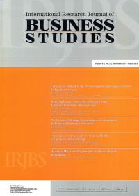 Image of International Research Journal of Business Studies: Vol. 6 No. 3 | Desember 2013-Maret 2014