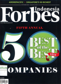 Image of Forbes Indonesia: Volume 6 Issue 9 | September 2015