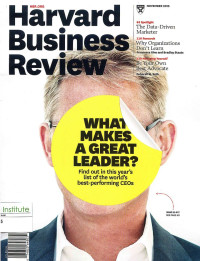 Image of Harvard Business Review: November 2015
