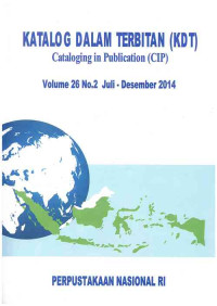 Image of Katalog Dalam Terbitan (KDT)
