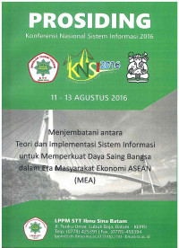 Image of Prosiding Konferensi Nasional Sistem Informasi (KNSI) 2016