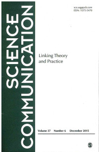 Image of Science Communication Vol 37. No. 6 | December 2015