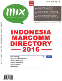 Image of MIX No. 03/XIII | 18 Maret - 15 April 2016