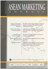 Image of Asean Marketing Journal: Vol. VI - No.2 | Desember 2014