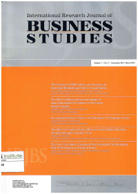 Image of International Research Journal of Business Studies: Vol. 7 No. 3 | Desember 2014 - Maret 2015