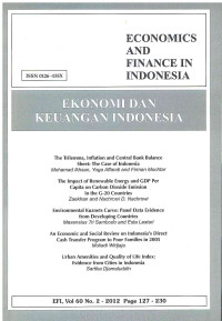 Image of Ekonomi dan Keuangan Indonesia: Vol. 60 No. 2 | 2012
