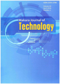 Image of Makara Journal of Technology | Vol. 20 No.1 - April 2016