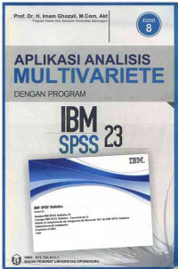 Image of Aplikasi Analisis Multivariete dengan Program IBM SPSS 23