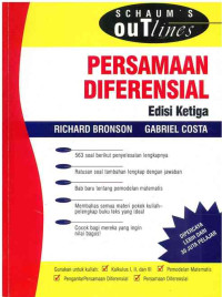 Image of Persamaan Diferensial : Schaum's Outline Teori dan Soal-Soal edisi ketiga