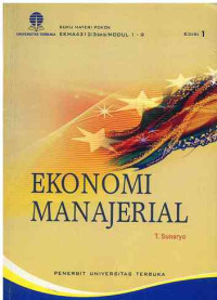 Image of Ekonomi Manajerial