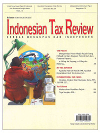 Image of Indonesian Tax Review: Vol. IX/Edisi 09 | 2016