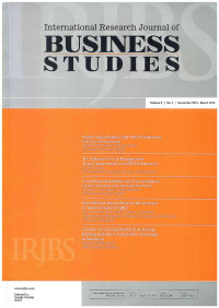 Image of International Research Journal of Business Studies: Vol. 8 No. 3 | Desember 2015 - Maret 2016