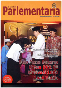 Image of Buletin Parlementaria No. 964/III/VI/2017 | Juni 2017
