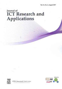 Image of Journal of ICT Research and Applications : Vol. 11 No. 2 I August 2017