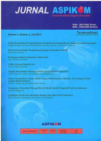 Image of Jurnal ASPIKOM | Vol. 3 No. 3 Juli 2017