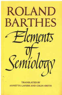 Image of Elements of Semiology