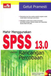 Image of Mahir Menggunakan SPSS 13.0 dalam Rancangan Percobaan