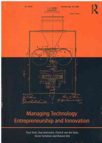 Image of Managing Technology Entrepreneurship and Innovation