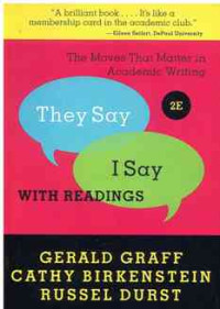 Image of They Say / I Say: The Moves That Matter in Academic Writing with Readings (2e)