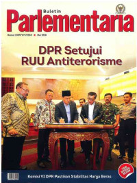 Image of Buletin Parlementaria: No. 1009/V/V/2018 | Mei 2018