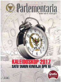 Image of Majalah Parlementaria: Edisi 156 Th. XLVII 2017