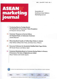 Image of Asean Marketing Journal: Vol. IX Issue 1 | June 2017
