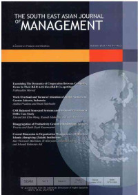 Image of The South East Asian Journal of Management Vol. 9 No. 2 | October 2015