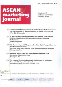 Image of Asean Marketing Journal: Vol. IX Issue 2 | December 2017