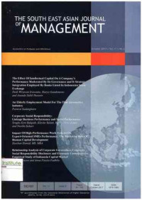 Image of The South East Asian Journal of Management Vol. 11 No. 2 | October 2017