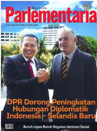 Image of Buletin Parlementaria: No. 1034/III/XI/2018 | November 2018