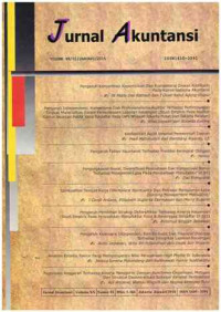 Image of Jurnal Akuntansi: Th. XX/01/Januari/2016