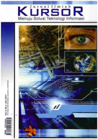 Image of Jurnal Ilmiah KURSOR : Menuju Solusi Teknologi Informasi Vol. 9 No. 1| Juli 2017