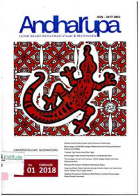 Image of Andharupa : Jurnal Desain Komunikasi Visual dan Multimedia : Vol. 4 No. 01 I Februari 2018