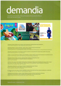 Image of Demandia : Jurnal Desain Komunikasi Visual, Manajemen Desain dan Periklanan : Vol. 03 No. 01 I Maret 2018
