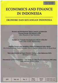 Image of Ekonomi dan Keuangan Indonesia : Vol. 63 No. 2 | 2017