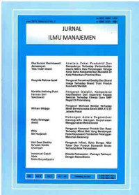 Image of Jurnal Ilmu Manajemen : Volume 8 No. 2 I Juni 2019