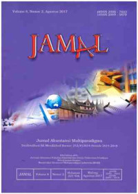 Image of JAMAL: Jurnal Akuntansi Multiparadigma: Vol. 8 No. 2 | Agustus 2017