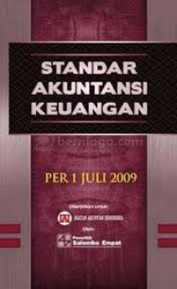 Image of Standar Akuntansi Keuangan per 2009