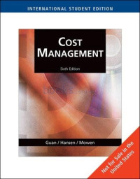 Image of Cost management: accounting and control 5 Ed.
