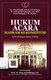 Image of Hukum Acara Mahkamah Konstitusi: Perkembangan dalam Praktik