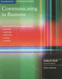 Image of Communicating in Business, Student's Book: Professional English
