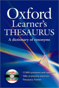 Image of Oxford Learner`s Thesaurus: A Dictionary of Synonyms
