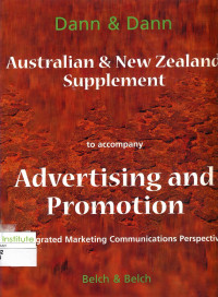 Image of Advertising and Promotion: An Integrated Marketing Communications Perspective