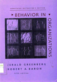 Image of Behavior In Organizations 5th Edition