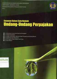 Image of Susunan Dalam Satu Naskah Undang-Undang Perpajakan